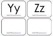 Yy-Zz-mini-flashcards